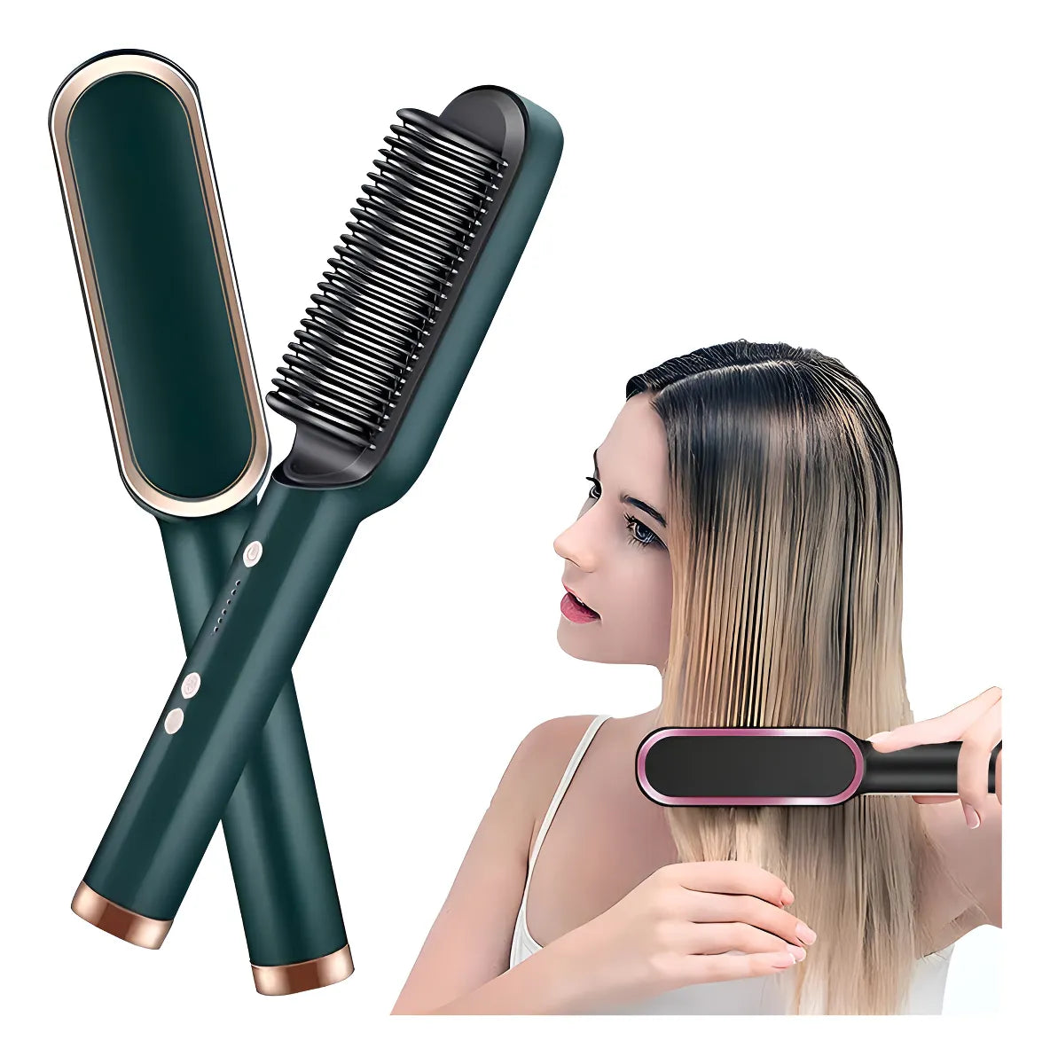 Cepillo Alisador Sleek Bivolt 3 en 1